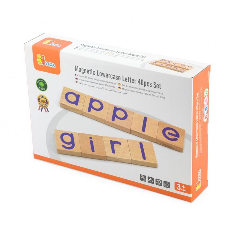 Set magnetic litere mici 40 buc, Viga - Imagine 1 [ps:7d7f1f1b-31b4-4867-bfb5-13f5761b7a7c]