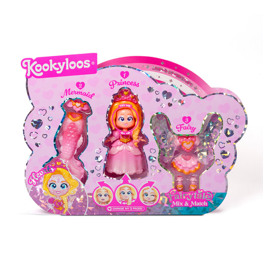 KOOKYLOOS 1 model, papusa, Hearts, papusa cu 3 tinute - Imagine 1 [ps:ed5f9a37-e225-4048-9b0a-9c050abd4047]