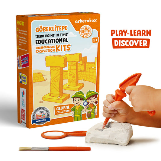Arkerobox - Set arheologic educational si puzzle 3D, - Imagine 1 [ps:ce7c72f8-bb71-4af3-b9e2-a3facc1ba03c]