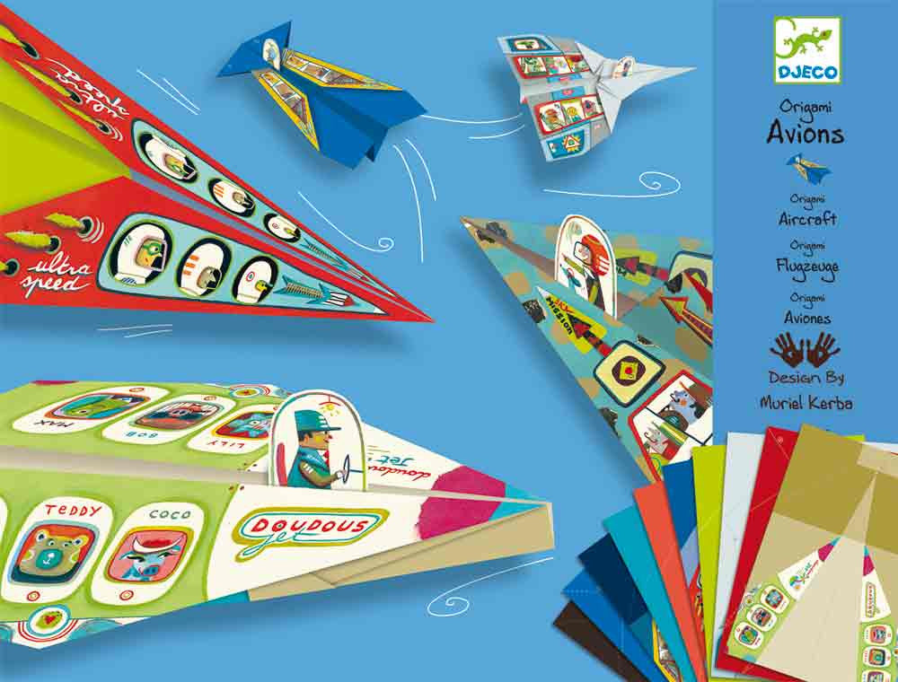 Joc creativ origami Avioane, Djeco - Imagine 1 [ps:9c16ff51-396e-4ade-9137-dd704d3a46ca]
