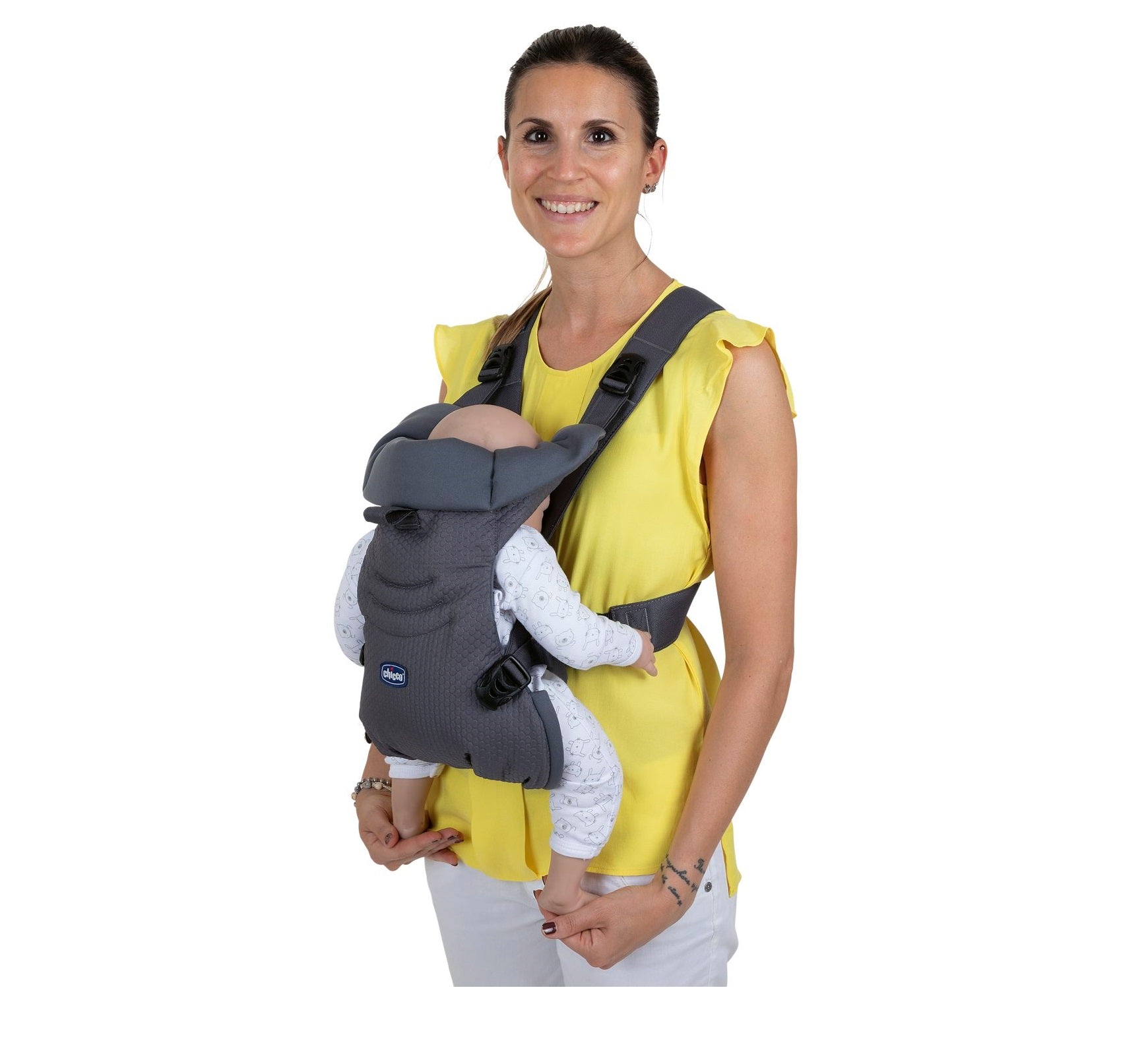 Marsupiu ergonomic Chicco Easy Fit, Moon Grey (Gri), 0luni+ - Gri (1) [ps:ee85d978-91e8-49b6-a8d1-dd0c5c99e296]