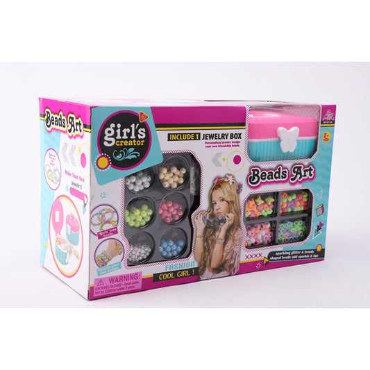 INTERAKTIVNA ZABAVA Set cutie bijuterii si margele, set - Imagine 1 [ps:47a3e131-9a42-4657-a288-cbdde63f174c]