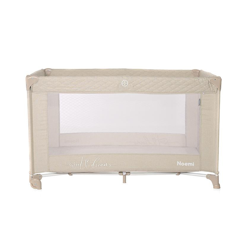 Pătuț Pliabil Lorelli Noemi, 1 Nivel, Mellow Rose Star - Fog Beige Star (1) [ps:bf7a2248-f74a-4f3c-a5e1-d30b234ec111]