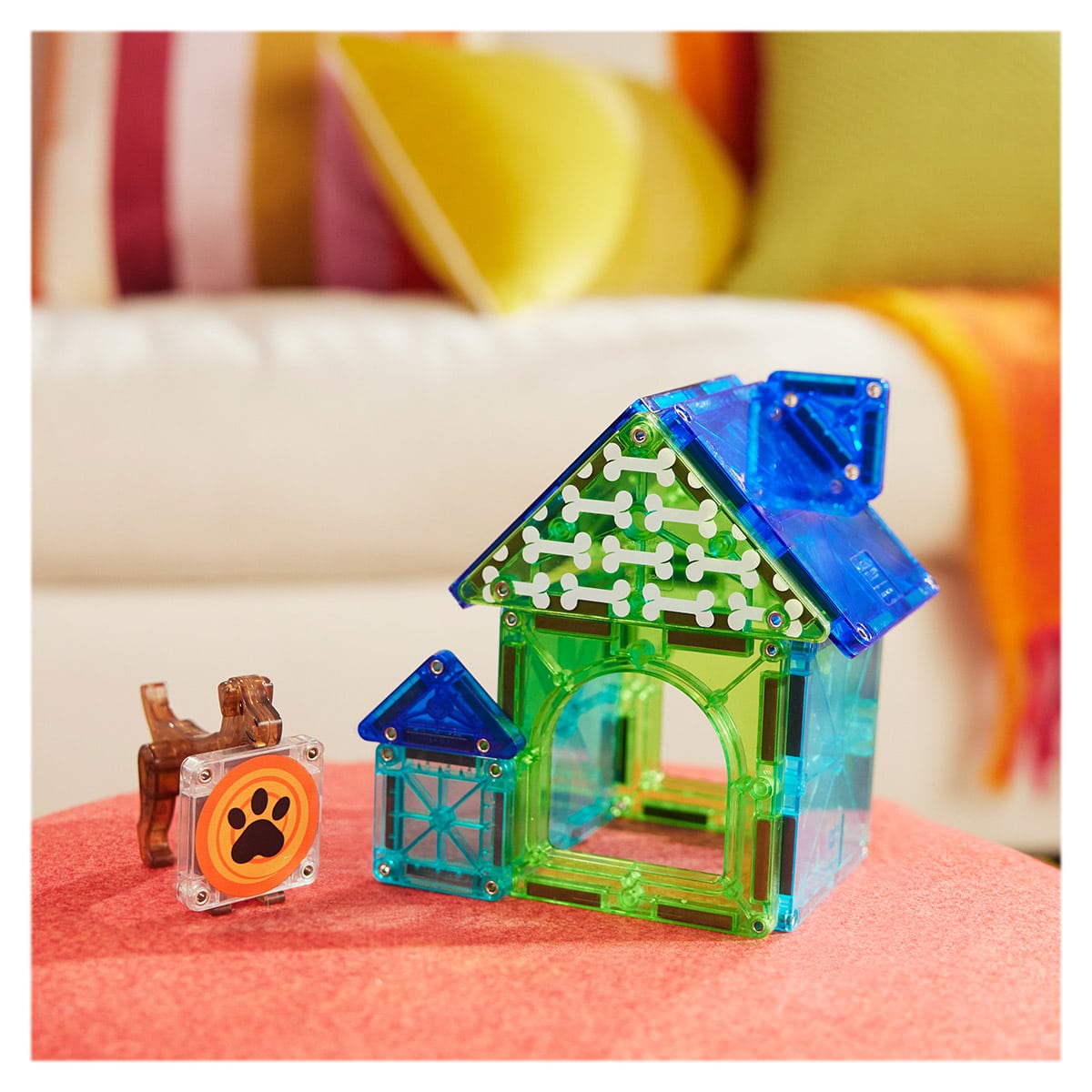 MAGNA-TILES Dog House - Set Magnetic de Construcție - Default Title (1) [ps:92b3a940-e7ce-4810-a805-a0fb932fc7bb]