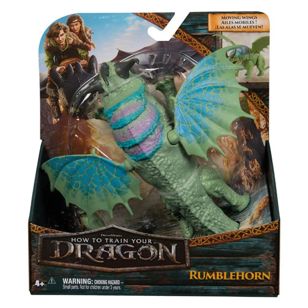 CUM SA ITI DRESEZI DRAGONUL FIGURINA RUMBLEHORN 20CM - Imagine 1