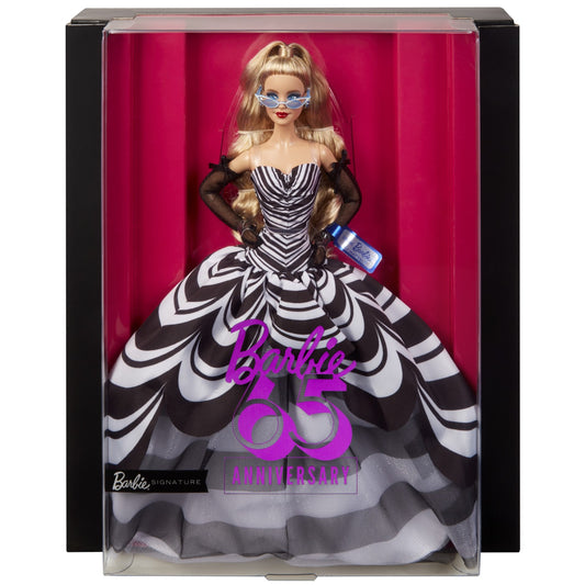 BARBIE SIGNATURE ANIVERSARE 65 ANI PAPUSA BARBIE CU - Negru