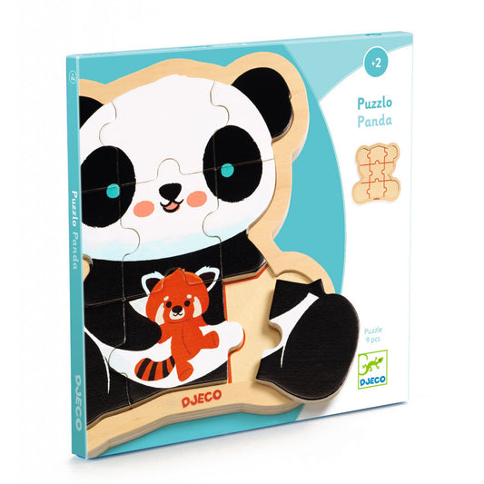 Puzzle din lemn Ursuletul Panda, Djeco - Imagine 1 [ps:9d3f2855-b829-41c9-a53f-02a55e782293]