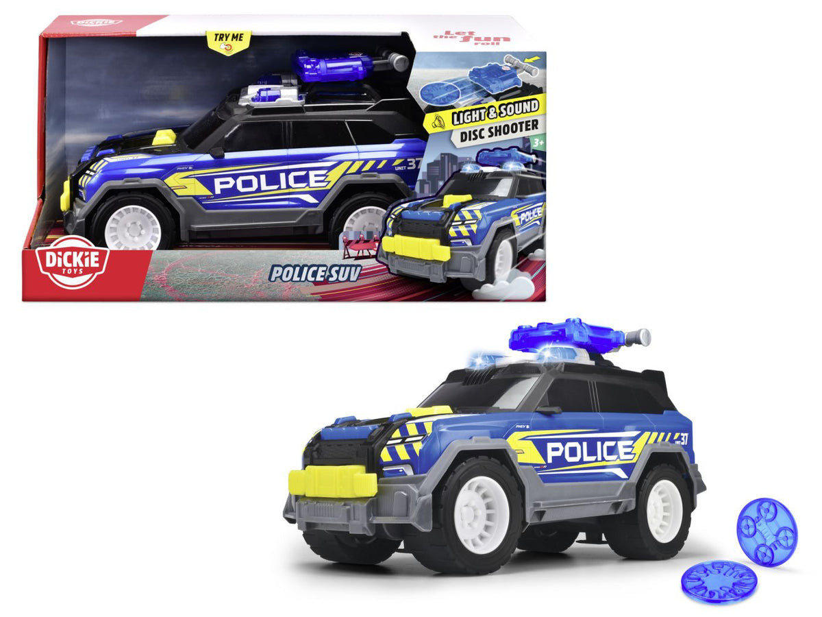 DICKIE MASINA DE POLITIE SUV CU SUNETE SI LUMINI 30CM Simba - Imagine 1 [ps:71e3051c-d226-4664-b11d-899bf733649b]