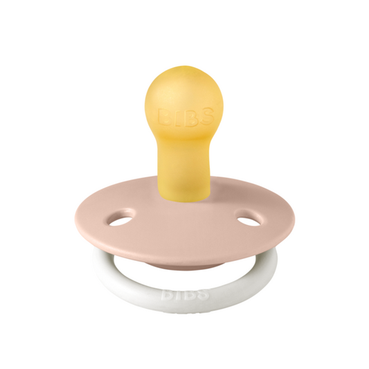 Suziță BIBS Glow Latex, Tetină Rotundă, 0 luni - Blush - Blush (1) [ps:15be3513-fcb4-4261-a239-58872de57465]