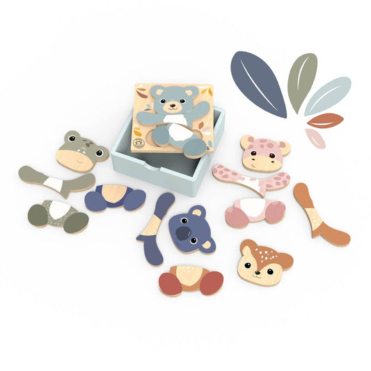 Puzzle din lemn Mix & Match, Speedy Monkey - Imagine 1 [ps:7ffe8c2a-499e-4180-88c8-e812038fd952]