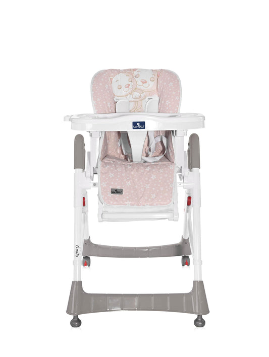 Scaun de Masă Lorelli Gusto, Reglabil, Satin Pink Hug - Roz (1) [ps:5de7ca41-efd1-4743-9f4f-020da8927bdc]