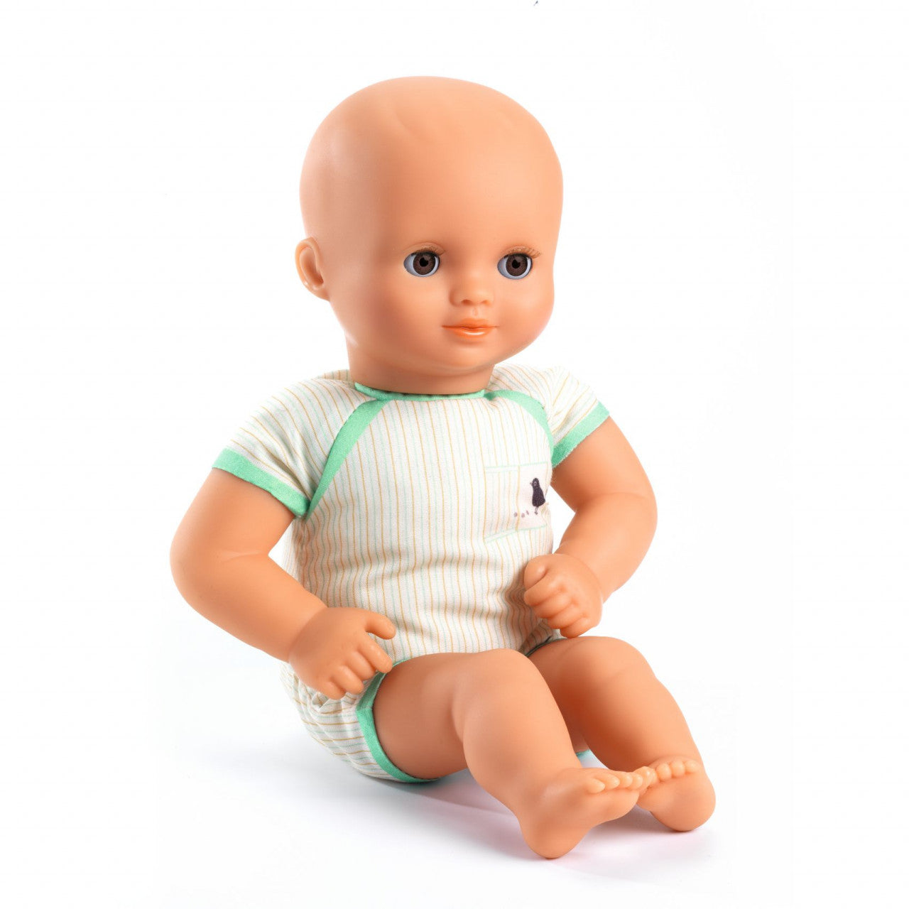Papusa bebelus Baby Green, Djeco - Imagine 1 [ps:94607481-dc94-4233-ba5c-1f64505985c1]