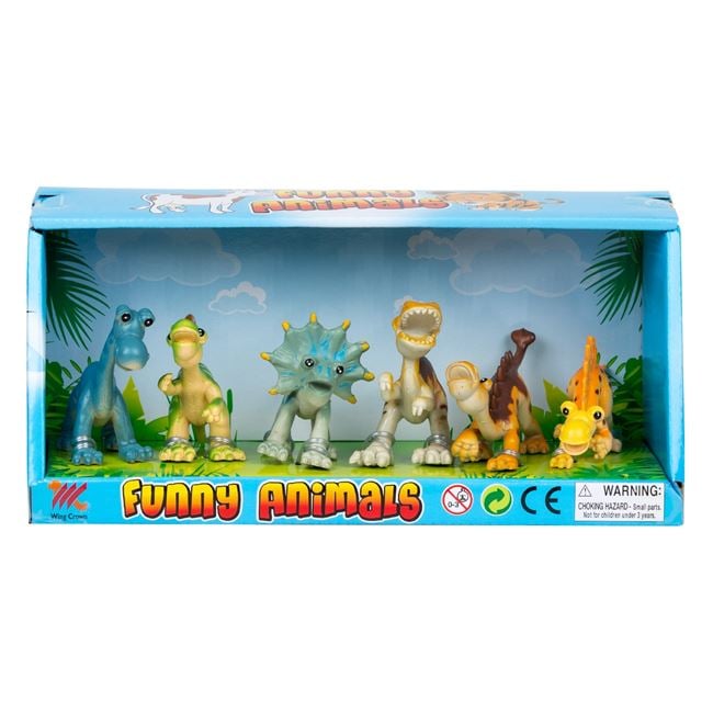 Figurine Dinozauri Cartoon Jumbo, 6 buc x 6.5cm - Default Title (1) [ps:5a9c6738-fe8d-4408-8521-6690e94b45ce]