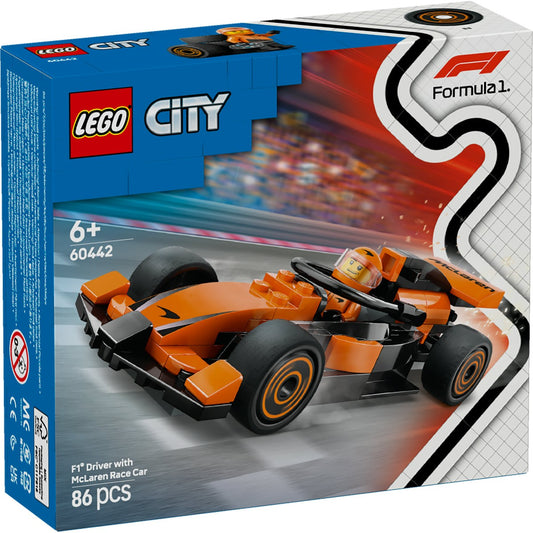 LEGO CITY PILOT F1 CU MASINA DE CURSE MCLAREN 60442 - Imagine 1 [ps:05c78a3f-1df4-4f69-8b01-f772854c3ade]