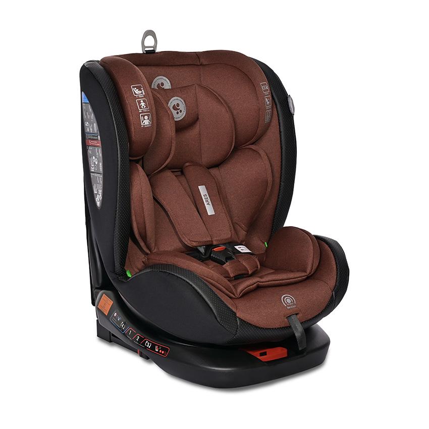 Scaun Auto Lorelli Ares i-Size, Rotativ, 0-12 ani, Pink - Ginger/Black (1) [ps:136e7336-48db-4a7b-9498-1ebade8ae0f3]