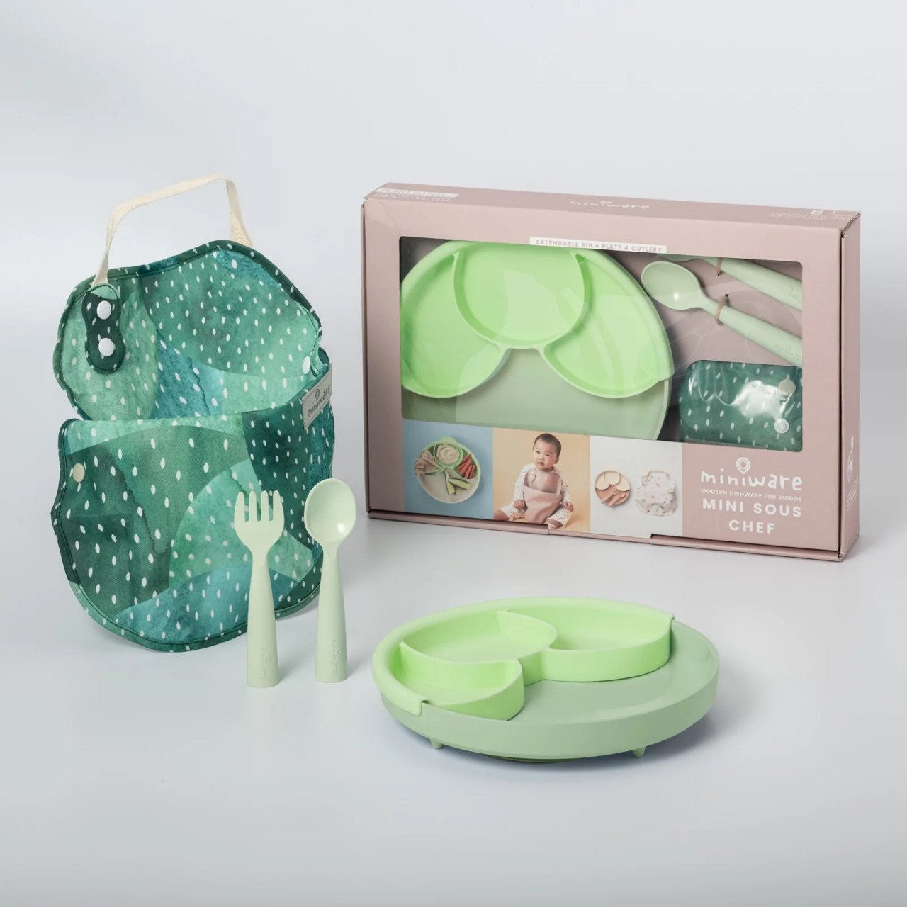 Set diversificare hrana bebelusi Miniware Mini Sous Chef - Imagine 1