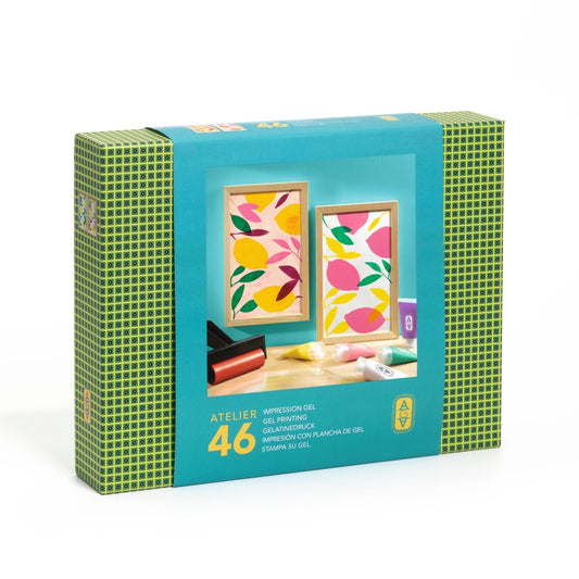 Atelier creativ 46 pentru adulti Imprimare pe gel, Djeco - Imagine 1 [ps:b69ead10-44a7-40e6-b0e7-354bdf8ca83d]