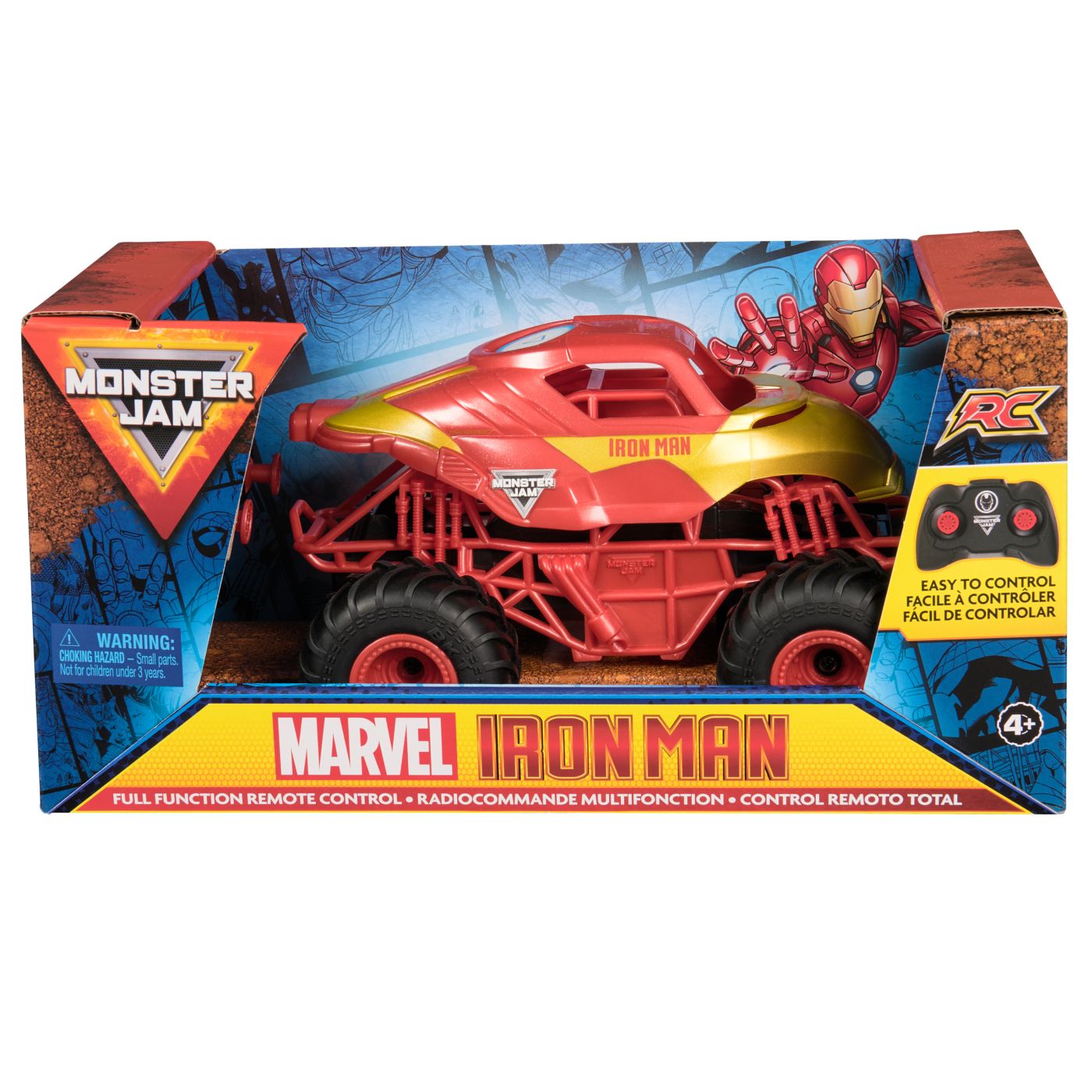 MONSTER JAM MARVEL CAMION GIGANT CU TELECOMANDA  IRON - Imagine 1 [ps:3e1cb025-3bb3-4589-8a4b-244d098b630a]