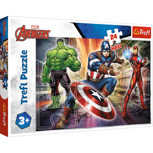 PUZZLE TREFL 24 MAXI EROI AVENGERS - Imagine 1 [ps:132bd6f2-2aaf-417c-8a6d-7a463e22e5cd]