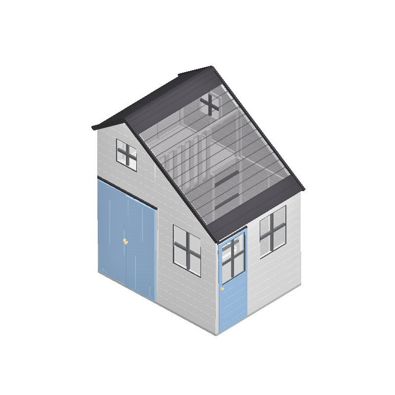 Casuta de gradina Mansion (M33), Wendi Toys - Imagine 1 [ps:c61a44dc-40f4-45d4-ac6b-1075ceece55e]