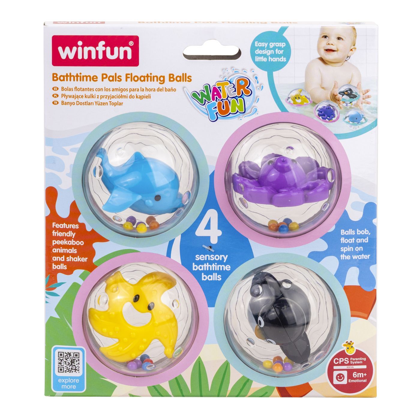 WINFUN WATER FUN SET 4 BILE SENZORIALE PENTRU BAIE - Imagine 1 [ps:b51f69d6-8863-4fb5-b33d-765ff6df80a9]