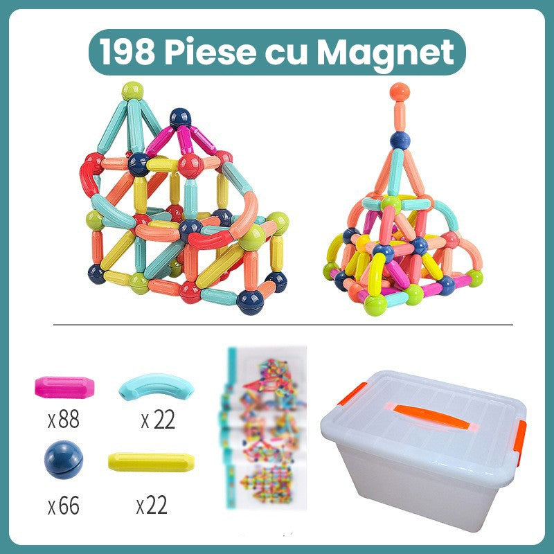 Piese Magnetice Flippy, Set 198 Piese Multicolor - Default Title (1) [ps:e1d71530-9275-4d88-a9f4-bc99c64f69ac]