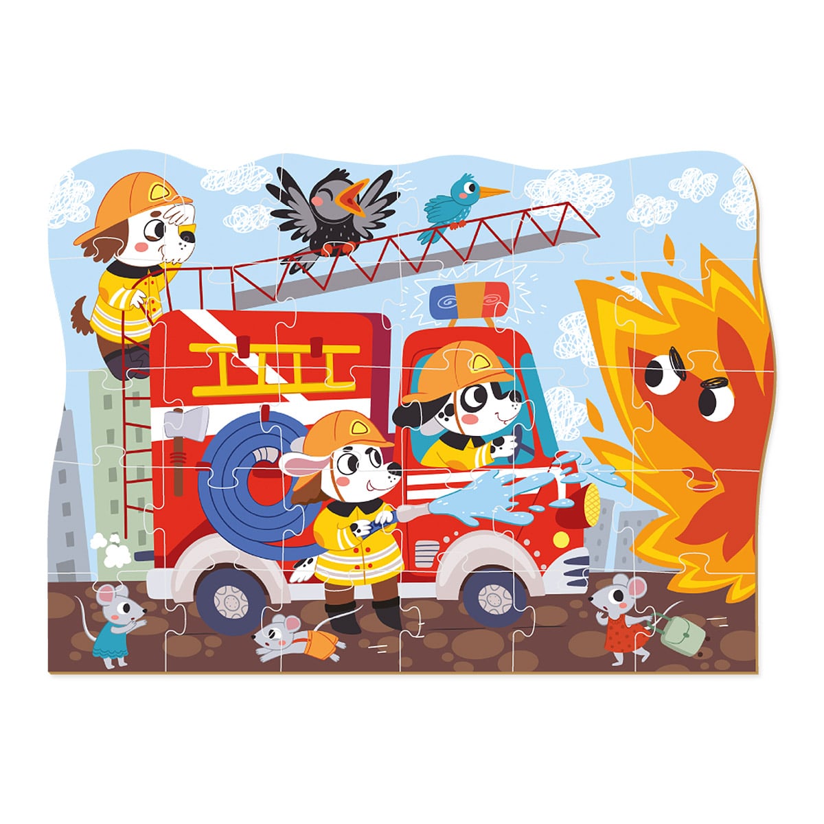 Puzzle Educativ Eroii Pompieri, 30 Piese - Dodo Toys - Default Title (1) [ps:901a6108-e646-4d55-a252-2948c5316f40]
