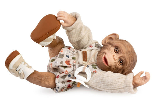 Papusa Reborn Maimuță Bebeluș Guca, 32cm, Articulată - Default Title (1) [ps:0637679a-a9b7-413b-b8a7-4b54e8732c1c]