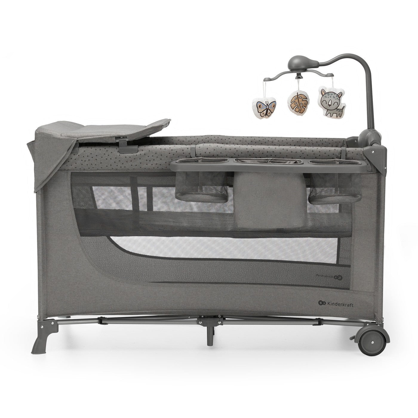 PATUT TRAVEL KINDERKRAFT JOY2, CU ACCESORII, DARK GREY - Imagine 1