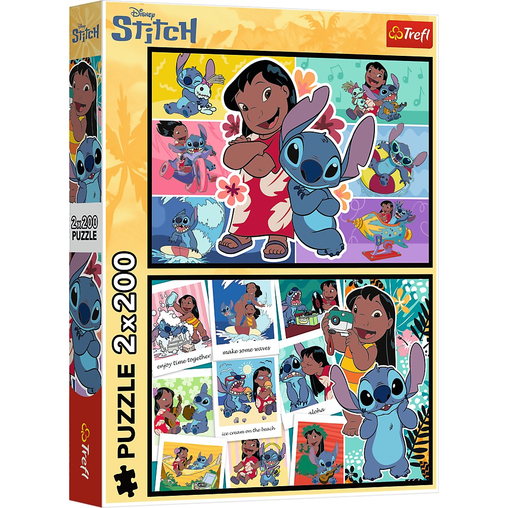 PUZZLE TREFL 2X200 DISNEY LILO SI STITCH VIATA FERICITA - Imagine 1 [ps:9735330d-b0ff-479a-8f8d-89a902a193bd]