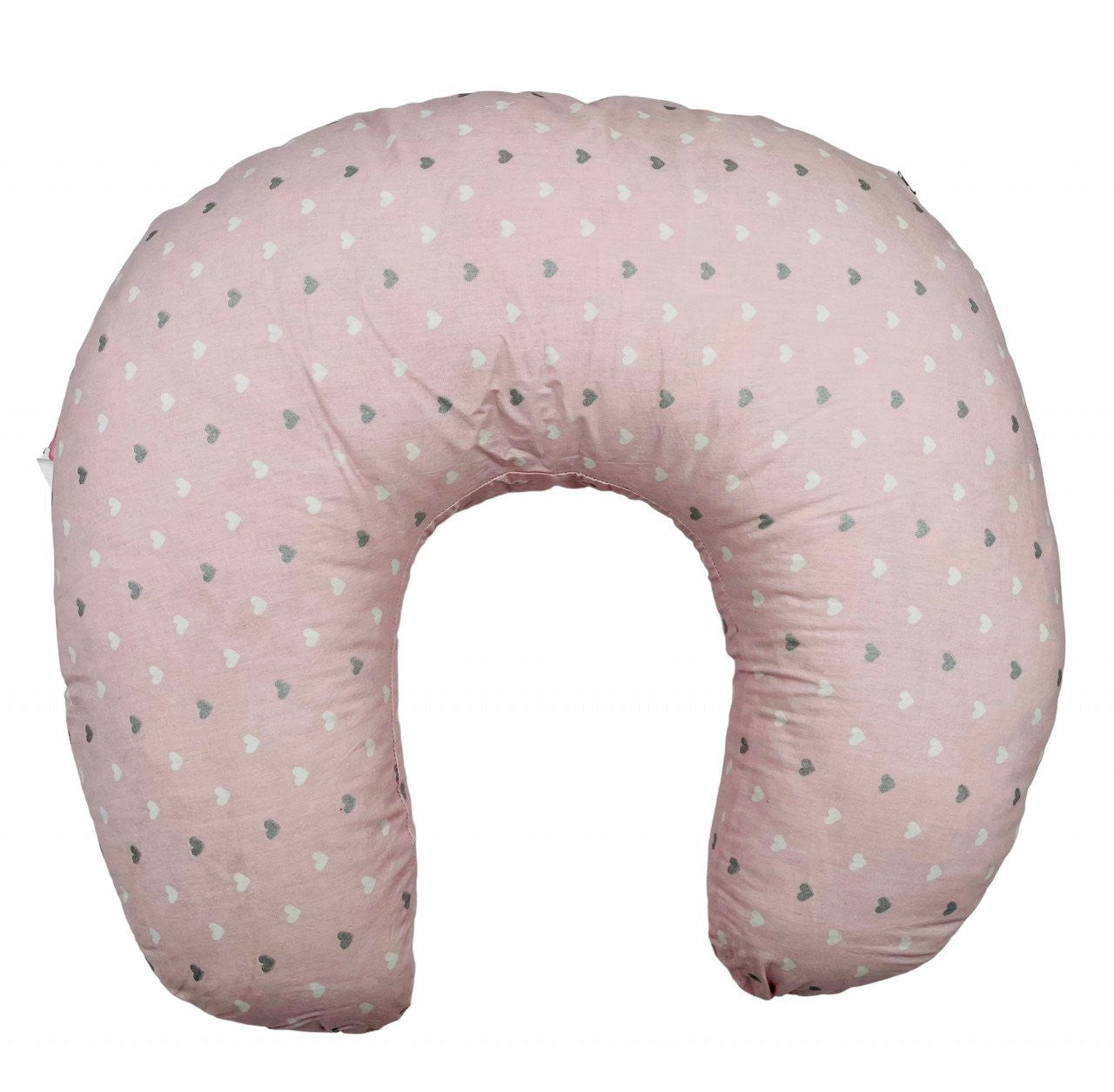 Perna pentru alaptat 2 in 1 Nursing Pillow Hearts, - Roz