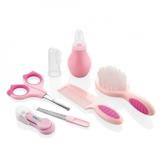 Set ingrijire unghii copii cu 7 piese BabyJem (Culoare: Gri) - Roz [ps:1e1b5051-ee2b-49c4-86db-b605c2a2fc0c]