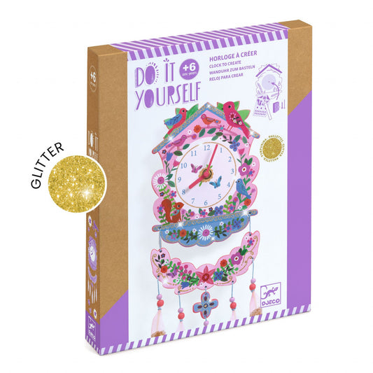 Joc creativ DIY Ceas de perete, Djeco - Imagine 1 [ps:15b95a1e-fa07-40ef-bdcb-91f9ea3bc053]