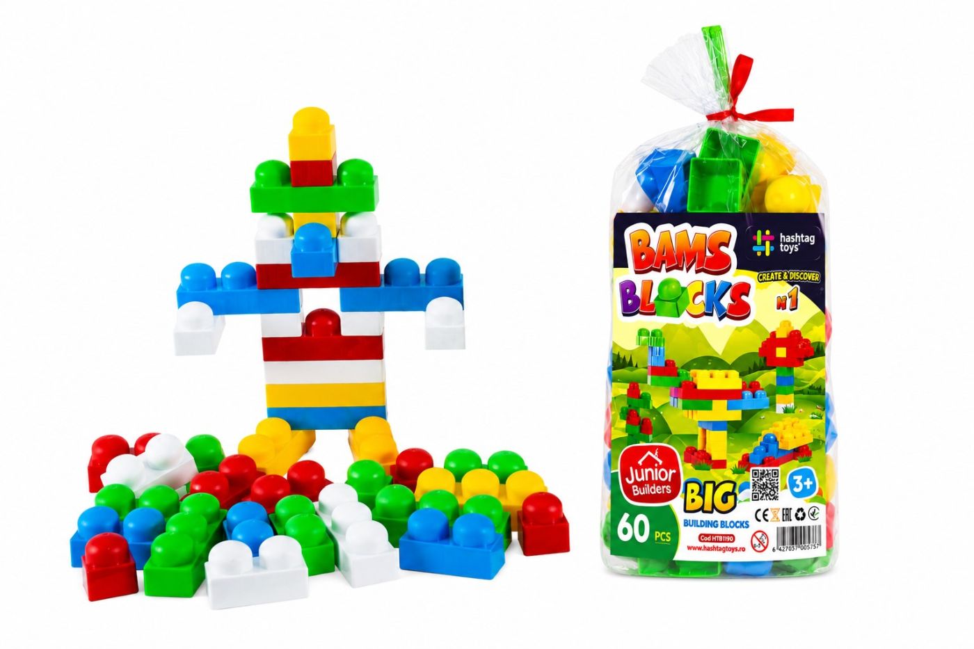 Set Constructorul Bams Block 1 Viva Toys - Jucărie - Default Title (1) [ps:58113b35-172e-4aac-8da4-0352529176af]