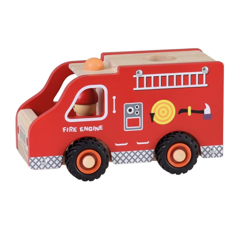 Masina de pompieri din lemn, Egmont Toys - Imagine 1 [ps:4f97c4d7-8c3c-466f-beca-2184d4d64dee]