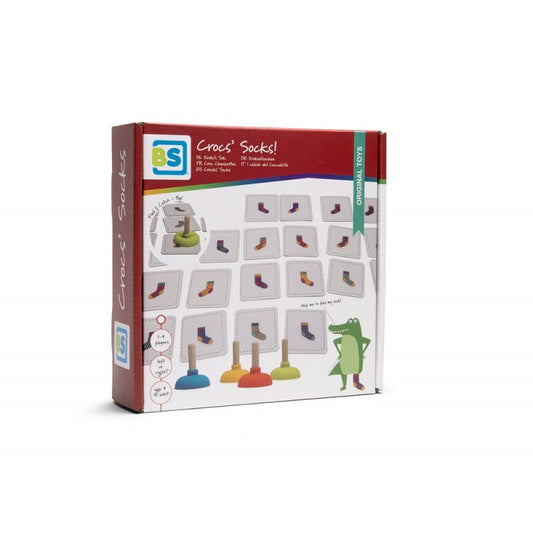 Joc de atentie Sosetele crocodilului, BS Toys - Imagine 1 [ps:febfb61a-36d1-4f87-989e-672b086a2667]