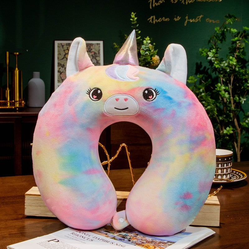 Perna de Călătorie U Flippy, Spumă cu Memorie, Unicorn, Roz - Model Unicorn (1) [ps:42c4c333-419e-4d8e-a899-e70c3b9c6ff0]