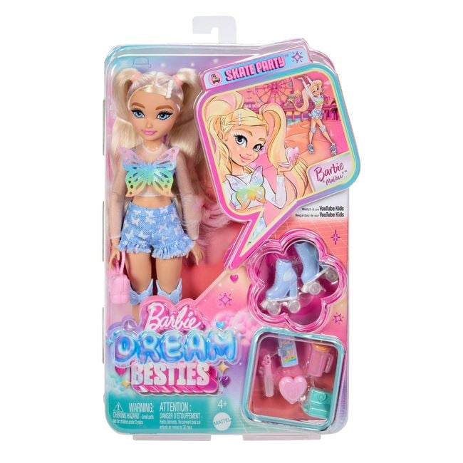 Papusa Barbie Dream Besties Roller Skate Malibu - Mattel - Default Title (1) [ps:8efe1b2a-2da7-470d-843f-4dbdd0316a91]