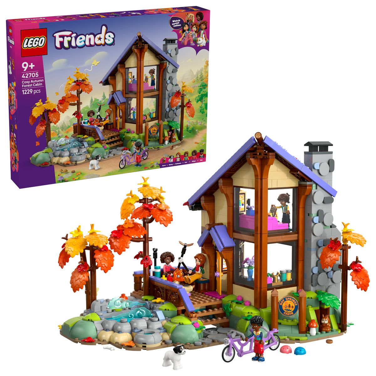 LEGO Friends Cabana Primitoare în Pădure Toamna 42705 - Default Title (1) [ps:c54e18e7-f848-41aa-8b4f-bb74419cdc27]
