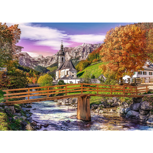 PUZZLE TREFL 1000  TOAMNA IN BAVARIA - Toamna In Bavaria (1) [ps:4aaa3c18-3ac2-4937-920f-de10a06d782d]