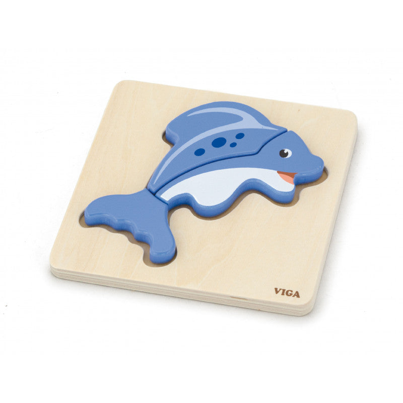 Puzzle din lemn - delfin, Viga [ps:effd22a9-1995-44b4-a8fc-511d58bc8cec]