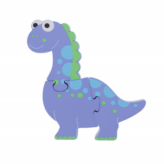 Puzzle dinozaur din lemn - Diplodocus, Orange Tree Toys - Imagine 1 [ps:f80c902d-3830-412f-bfe0-682c78d8902d]