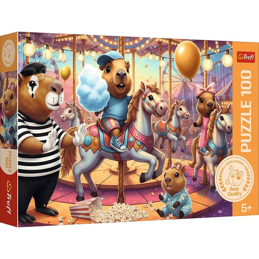 PUZZLE TREFL 100 CAPIBARA IN VACANTA - Imagine 1 [ps:e5f587d9-68bf-4de6-9012-b8841e209369]