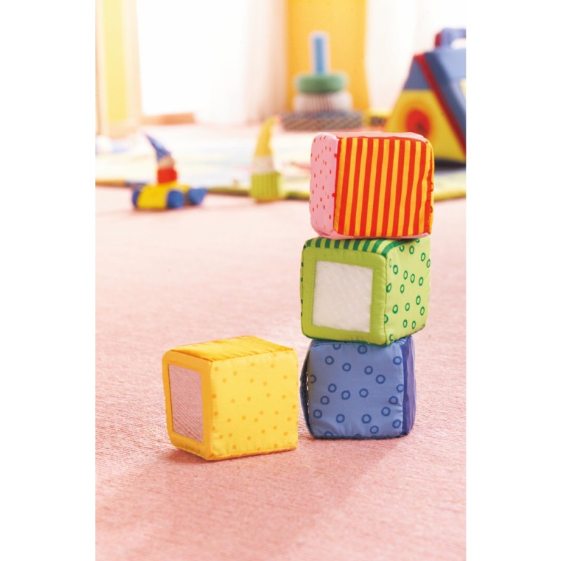 Set de cuburi senzoriale Happy Quartett, Haba - Imagine 1 [ps:c00df2fd-6581-45af-b564-f08aea46bb71]