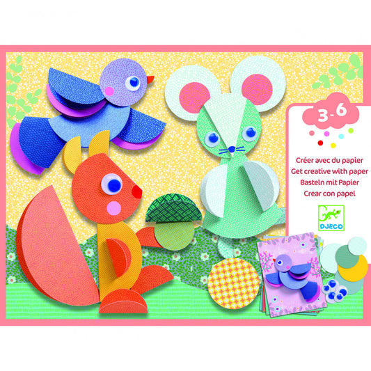 Atelier creativ Cercuri si cerculete de lipit, Djeco - Imagine 1 [ps:9f0fd1b0-d8dc-42e0-9d63-24ce26139428]