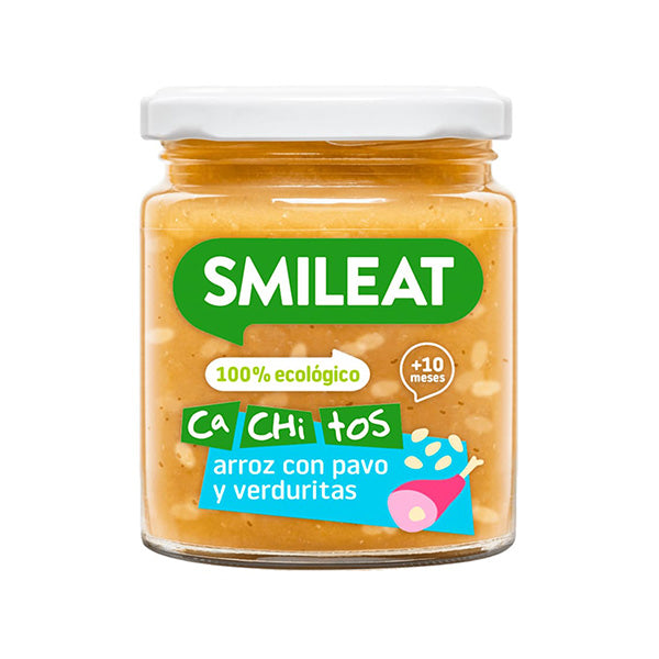 Smileat Mancare din orez, curcan si legume 230g, +10 - Imagine 1 [ps:9baaf1c3-91b5-43cc-9041-a00b76922fd5]