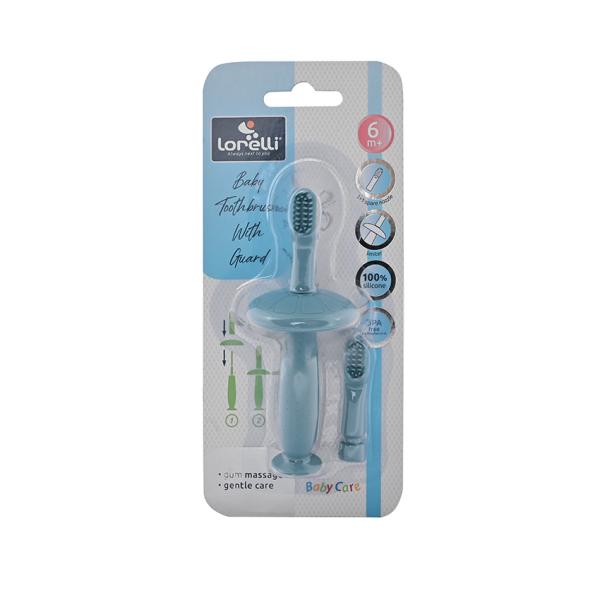 Periuta de dinti silicon Lorelli 6 luni+, Moonlight Blue - Moonlight Blue (1) [ps:9d95bee7-177b-4996-9608-241fc2194fce]