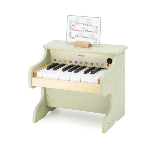 Pian electronic verde din lemn pentru copii, Viga - Imagine 1 [ps:794d158e-dd0c-4eac-befe-d2273e684ea6]