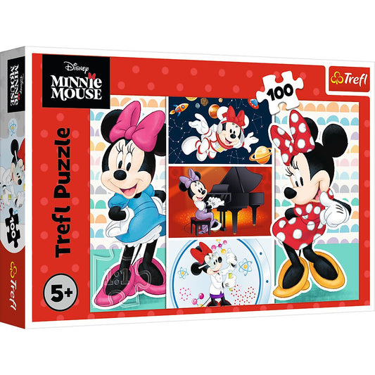 PUZZLE TREFL 100 DISNEY MINNIE MOUSE AMUZANTA - Imagine 1 [ps:17aec03a-1f2a-4ea5-88e3-d4c3b7617df7]