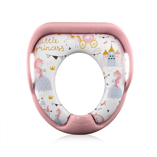 Reductor Toaletă Moale Lorelli, Universal, Animals Grey - Pink Princess (1) [ps:09797eac-aba0-4543-8a9c-bf74b6855549]